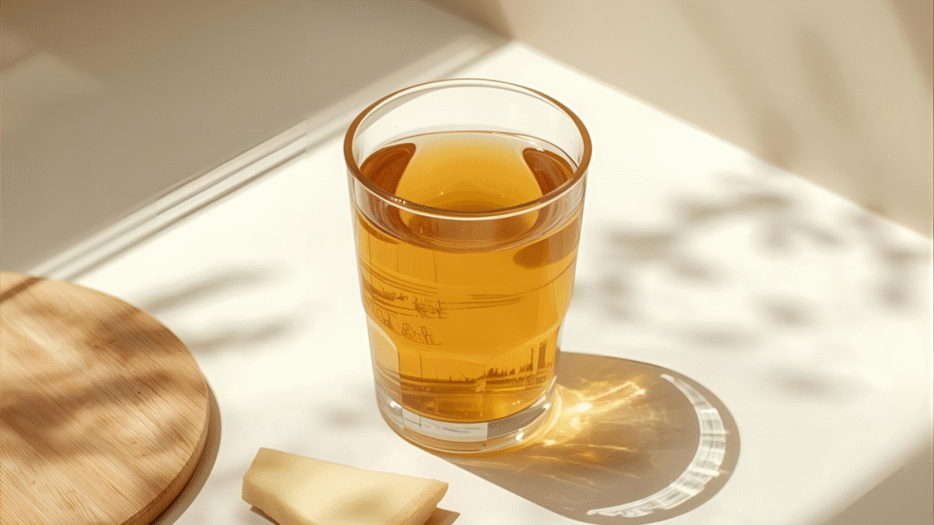 minimal aesthetic of morning tea, water glass, sunlight (cream beige tone) minimal aesthetic of morning tea, water glass, sunlight (cream beige tone)